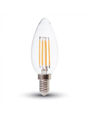 V-TAC VT-2127 E14 6W LED Filament Kaarslamp