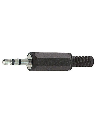 3.5mm 3-pin jack plug with cable guide