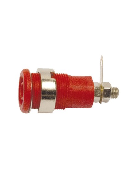 Conector Banana-Plug de 4mm Rojo — Talos Electronics
