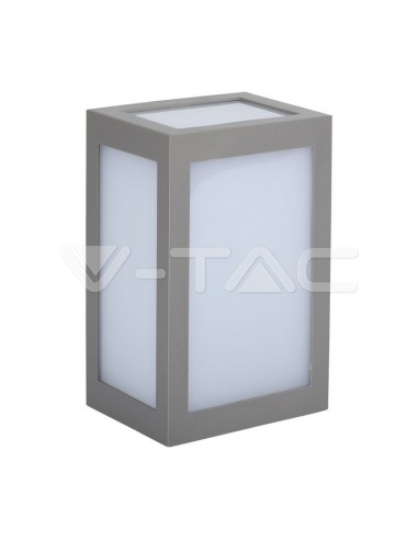 V-TAC VT-822 8338 LED Lantern Wall Lamp 12W Colour Grey 4000K IP65