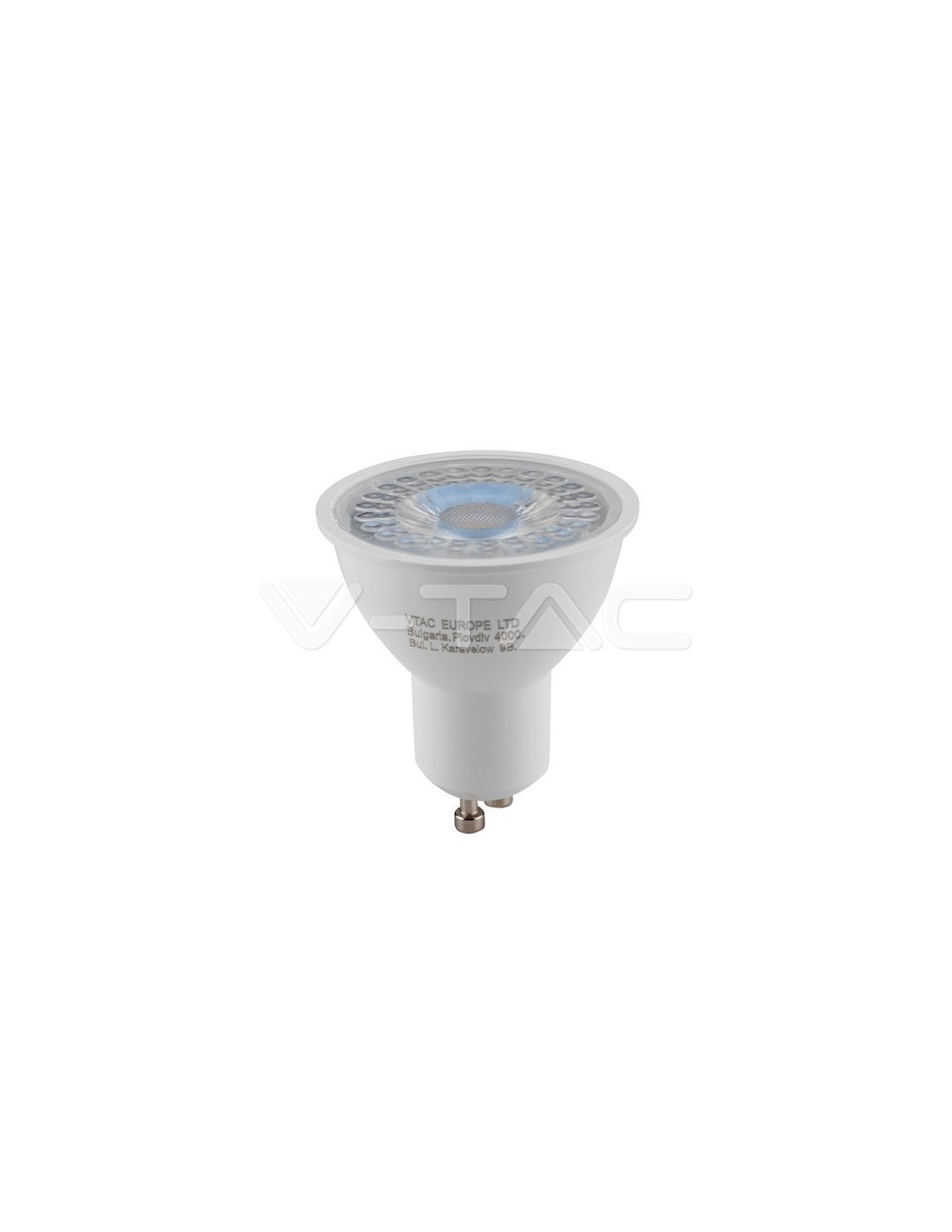 V-Tac PRO VT-249 Lampadina LED GU10 Faretto Spotlight 6W 10° CHIP