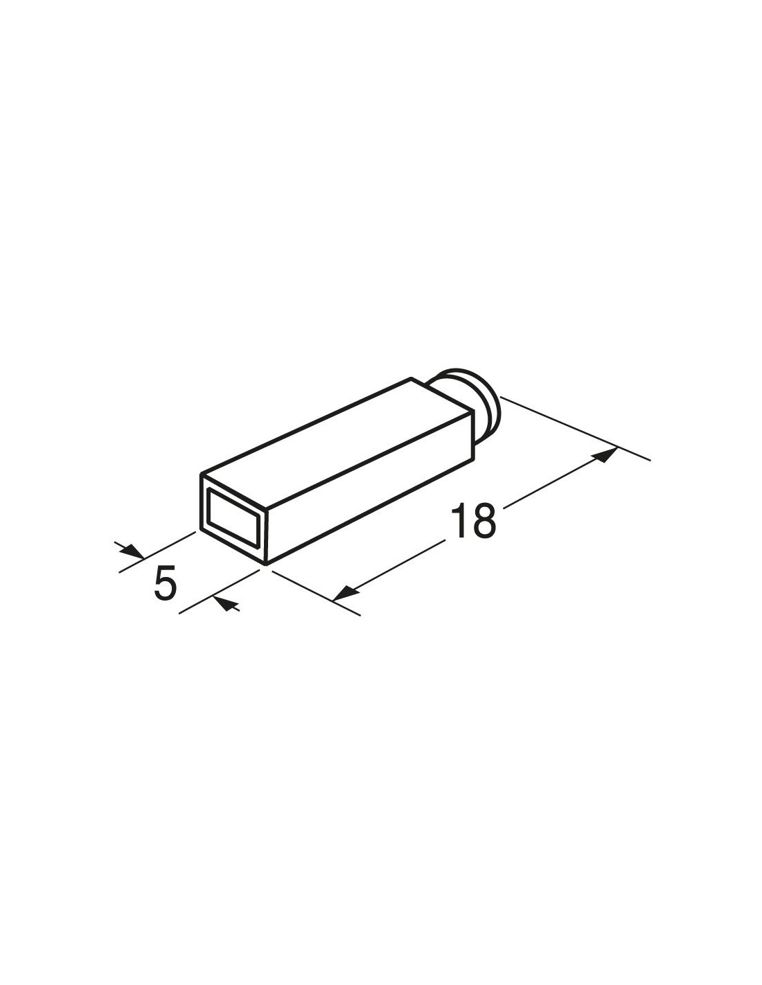 COPRICONNETTORE PER FASTON FEMMINA 9,5 mm (10 PEZZI) capsula protettiva +  faston femmina senza dentino