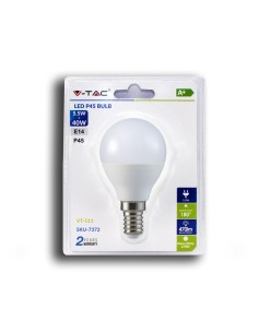 V-TAC VT-2327 Lampadina LED E14 6W Candela a Filamento