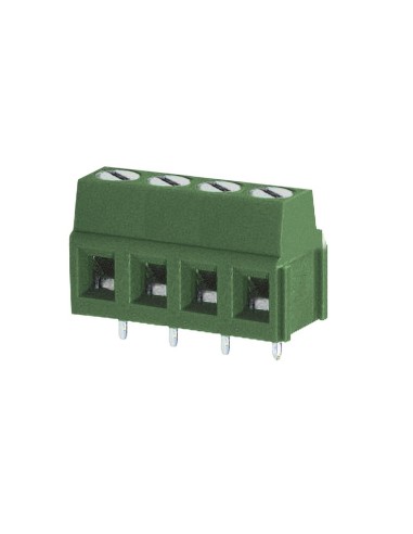 4-pole 5mm-pitch carriage terminal for printed circuit boards