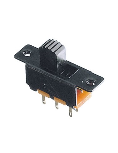 Interruptor deslizante DPDT ON-ON para montaje en panel, 30Vdc 0,3A - Lup Fung SSD-22F25-G6-NS