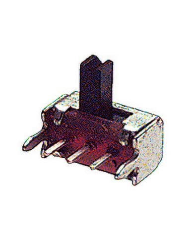 Interruptor deslizante SPDT ON-ON 90° para PCB, 30Vdc 0,3A - Lup Fung SKA-12D01N-G4-NA