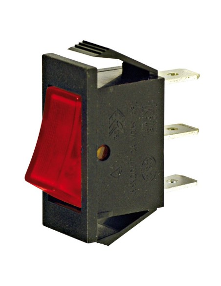 Bouton Interrupteur à bascule on off rouge
