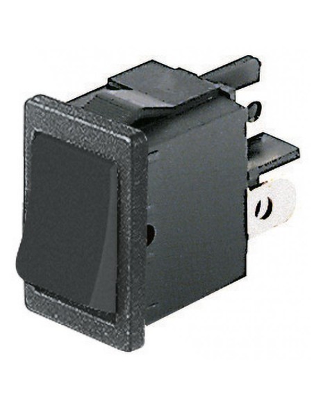 Mitepek - 4 PZ Interruttore Pulsante Bilanciere Quadrato Bipolare 12V Push  Button Switch 2 Pin Auto Barca Foro 12X19mm