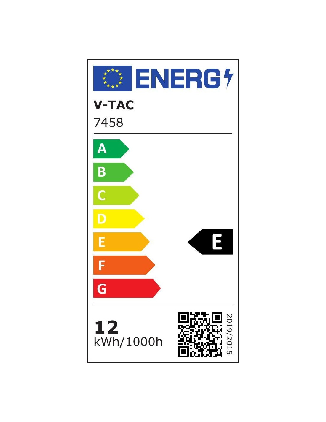 V-TAC SKU 217458  LAMPADINA LED E27 12W A70 FILAMENTO TRASPARENTE