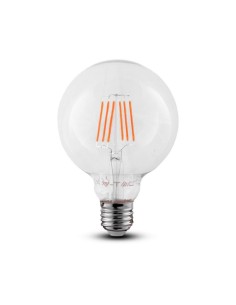 LAMPADA LED FILAMENTO VINTAGE V-TAC 4W 6W 8W 10W E27 LUCE CALDA GOCCIA  LAMPADINA - progetto luce s.r.l.