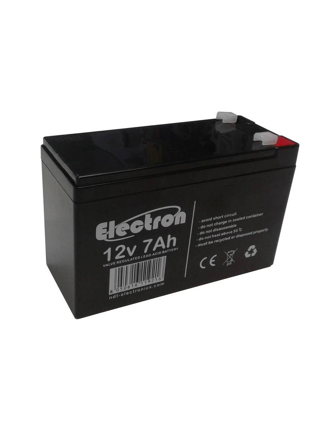 Caricabatterie per batterie al piombo ermetiche 12V 1A con spinotto  5,5x2,1mm e connettori a