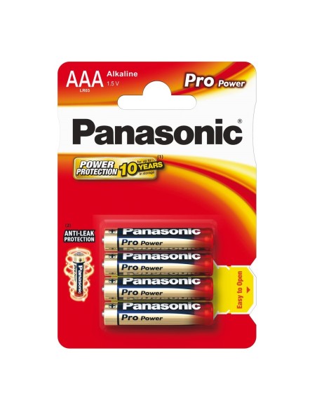 Besnoeiing honing Mand Panasonic alkaline batterijen 1,5V "Pro Power" - AAA, LR03, MN2400