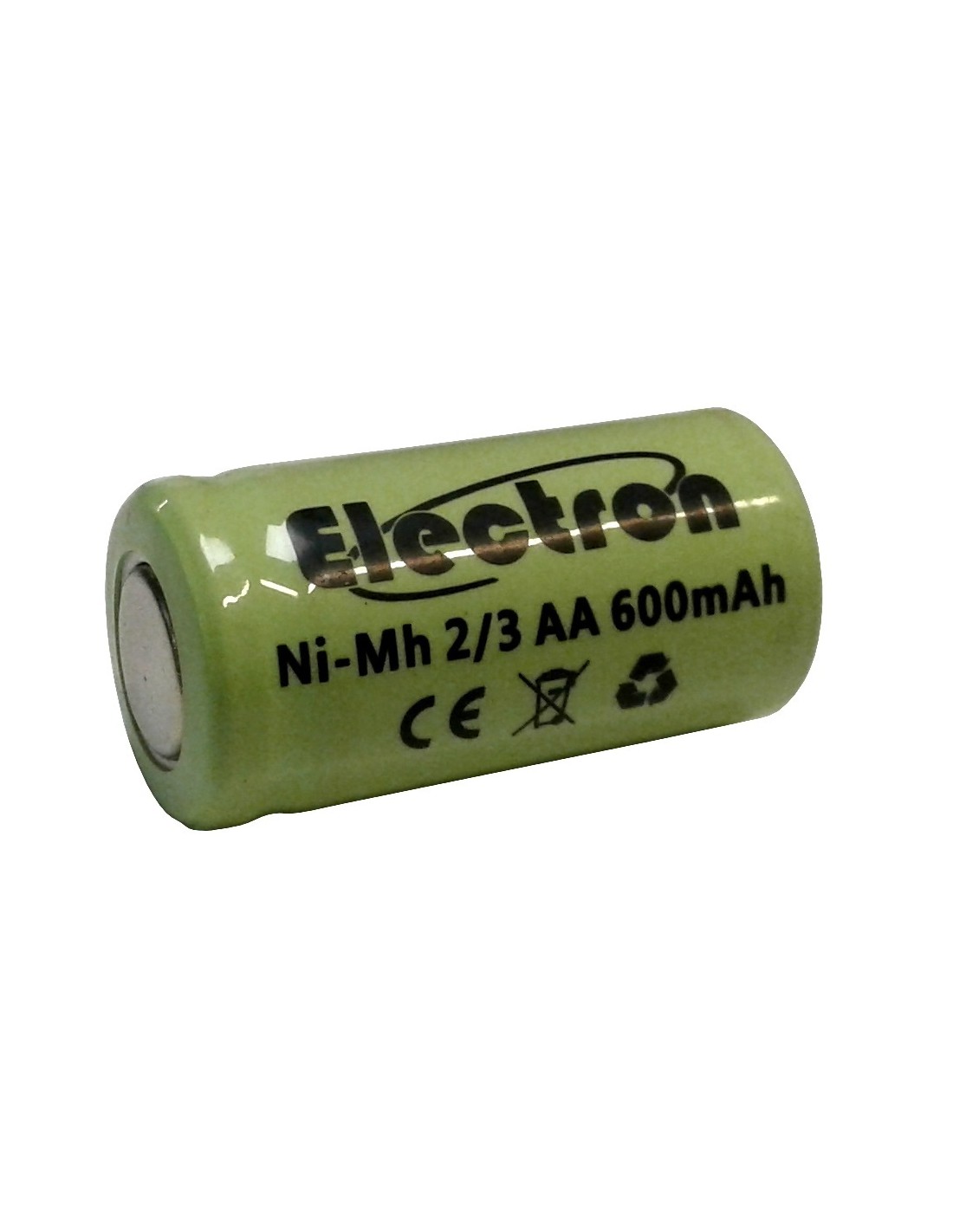 baseren duim Emotie Oplaadbare Ni-Mh 2/3AA 1.2V 600mAh batterij