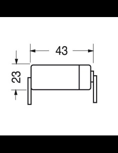 Batteria AAA ricaricabile Duracell, 1.2V, 750mAh, NiMH, terminale Standard