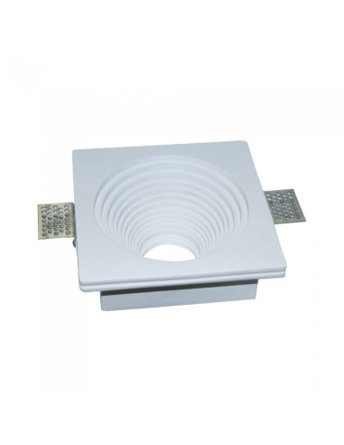 V-TAC VT-867 3152 Square Recessed LED Spotlight GU10 Plaster Body White