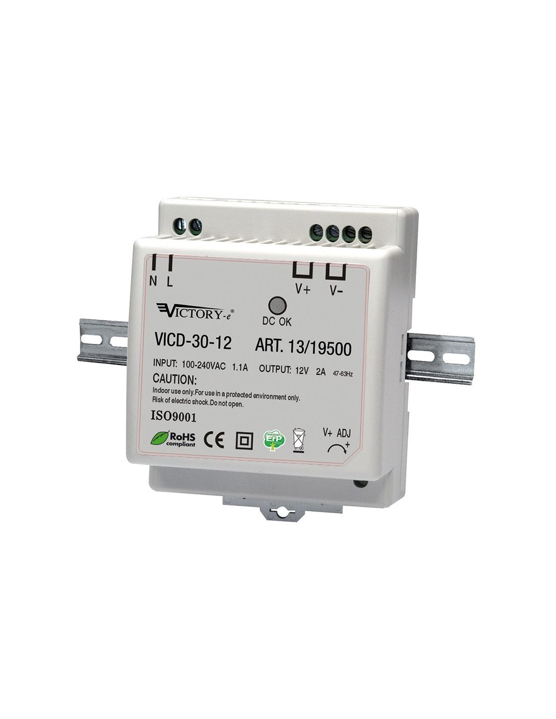 Alimentation électrique 24Vdc 2,5A 60W