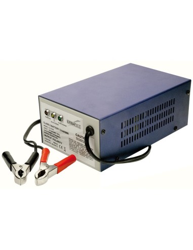 Lead-acid battery charger 24V 12A with crocodile connectors - Extracell