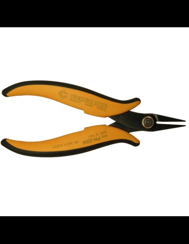 Straight-nose pliers for electronics, suitable for gripping components of all kinds - Piergiacomi PN 2004