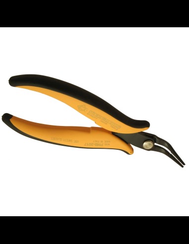 45° long knurled bent pliers ideal for components in hard-to-reach areas Piergiacomi PNB 2017