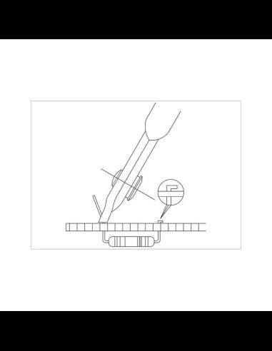 Pinza taglia e piega per componenti elettronici - Piergiacomi TP 30