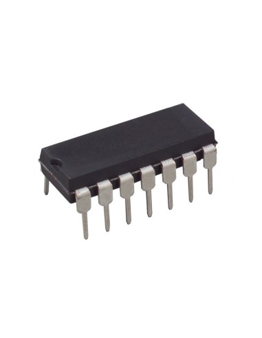 CD4024 integrated circuit, divider / binary ripple carry, 24 MHz, 3-18V, DIP-14