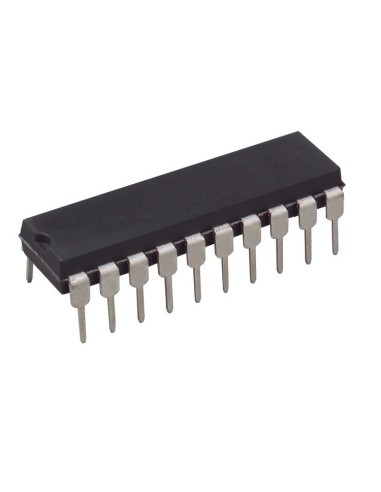 Integrated Circuit 74HC374, Flip-Flop, D, 19 ns, 70 MHz, 7.8mA, 2-6V, DIP-20