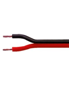 Câble plat noir 2 x 0,50 mm2 PVC + PCV - Câble électrique pour