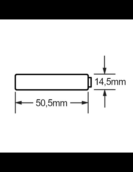 Blister da 4 batterie ricaricabili Ni-Mh ministilo AAA 1,2V 800mAh  Panasonic Eneloop Ready to