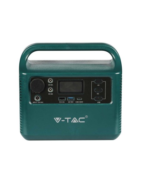 SKU 11442 - VT-606 - Power Station Portatile con Batteria di Accumulo al  Litio 568Wh AC:220V 600W (Max. 1000W) Ricaricabile con Alimentatore o Pannello  Solare Fotovoltaico Portatile