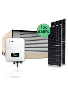 SKU KIT-106063 - - KIT Fotovoltaico Monofase 6kW con Accumulo LFP 6kWh e 14  Moduli 450W