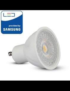 V-TAC PRO VT-249 Lampadina faretto GU10 6W chip samsung SMD 10° luce bianco  freddo 6400K - SKU 20028