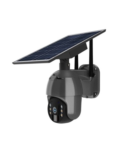 PTZ camera with solar panel, WiFi, 2.0 MPx, motion sensor, microphone and speaker, black - V-TAC VT-11024-WIFI 11617