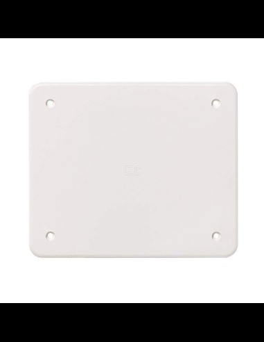 Replacement cover for junction box, 120x100mm, white, series 351 - Elettrocanali EC351C3