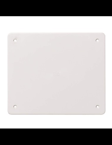 Replacement cover for junction box, 160x130mm, white, series 351 - Elettrocanali EC351C5