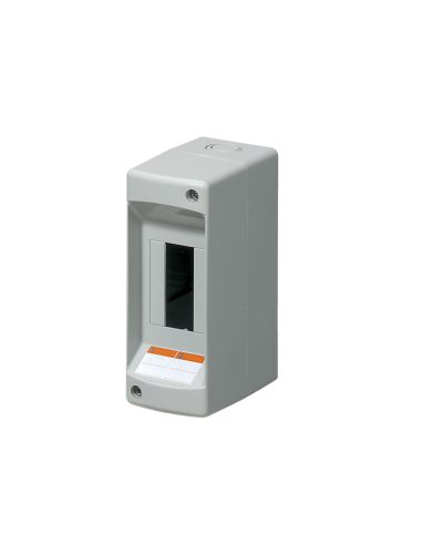 Centralino da parete, 2 moduli, grigio, IP40 - Elettrocanali EC61002