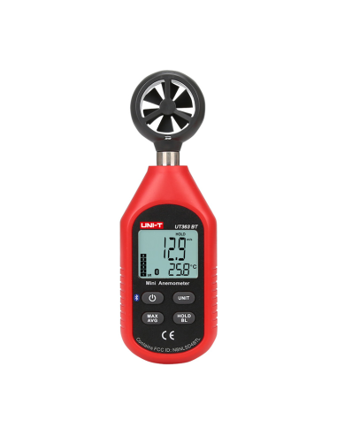 Anemómetro digital UNI-T UT363, 0 ~ 30m/s, temperatura -10~50°C / 14~122°F