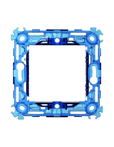 Support for 2-module plate, Venus series, compatible with Vimar Arkè series - Ettroit VA0202